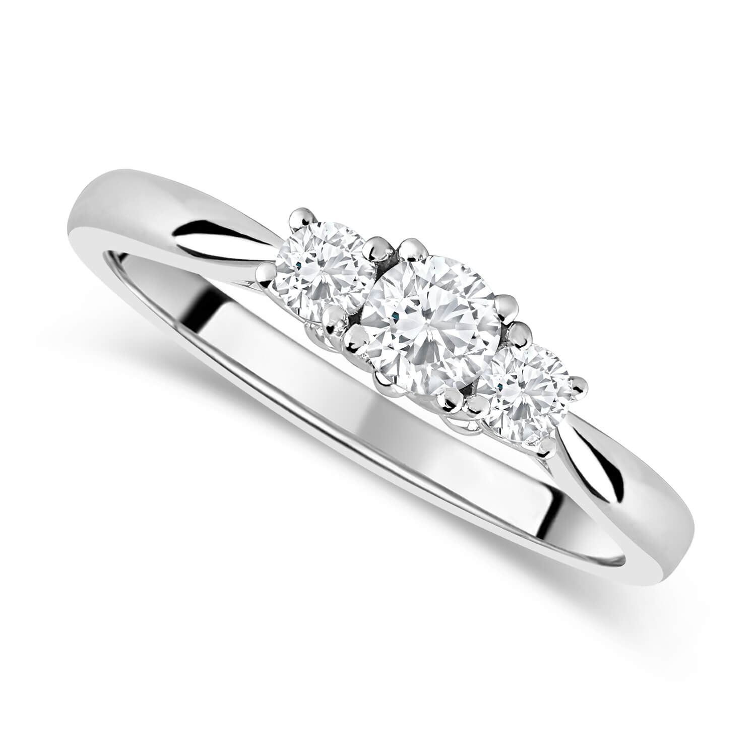 Tulip cheap diamond ring