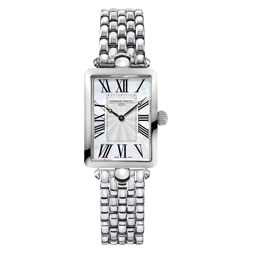 Frederique Constant Art Déco Carrée 28×20.70mm Silver Dial Ladies Watch image number 0