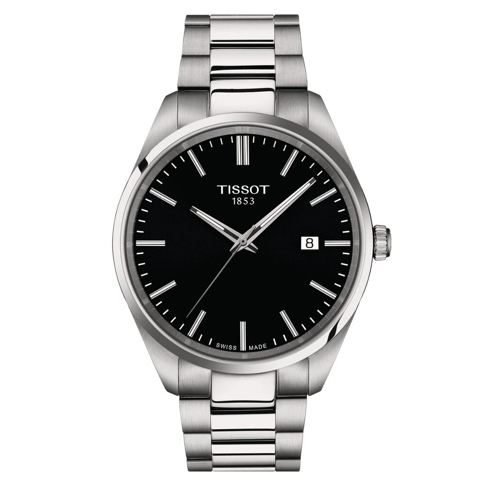 Tissot PR100 40mm Black Dial Steel Case Watch image number 0