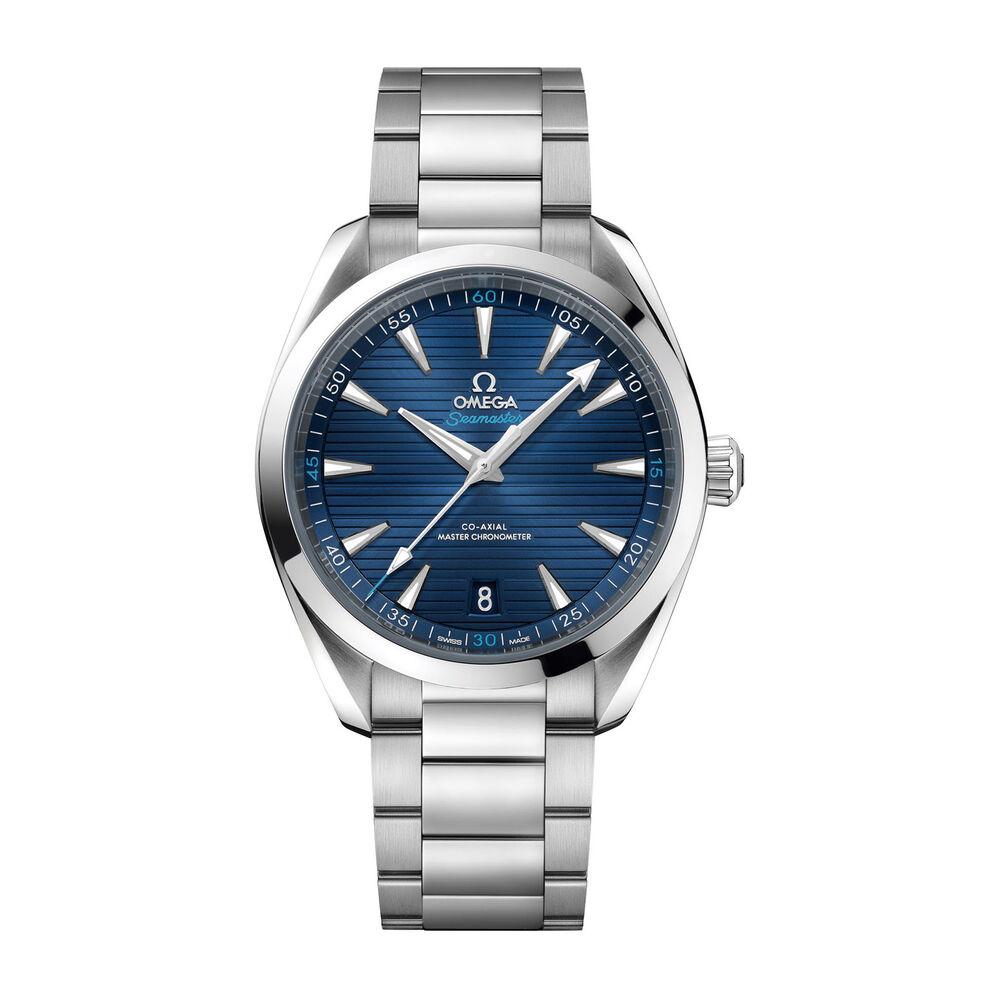 Omega Seamaster Aqua Terra Blue Dial Stainless Steel Men's Watch
