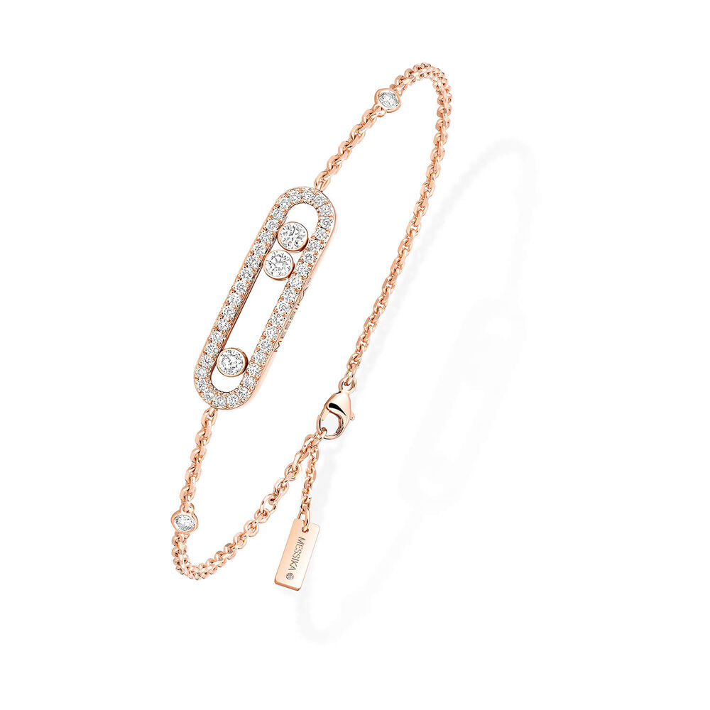 Messika Baby Move 0.30ct Diamond Rose Gold Bracelet image number 0