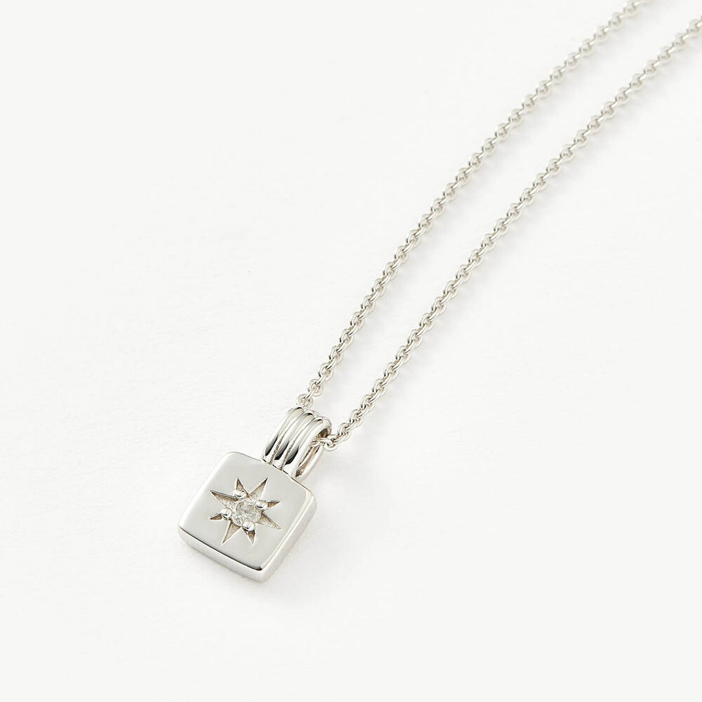 Missoma Sterling Silver Mini Star Ridge Pendant Necklace