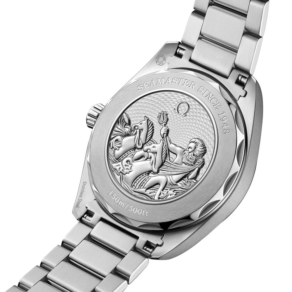 OMEGA Seamaster Aqua Terra 150M 41mm Summer Blue Dial Steel Bracelet Watch image number 3