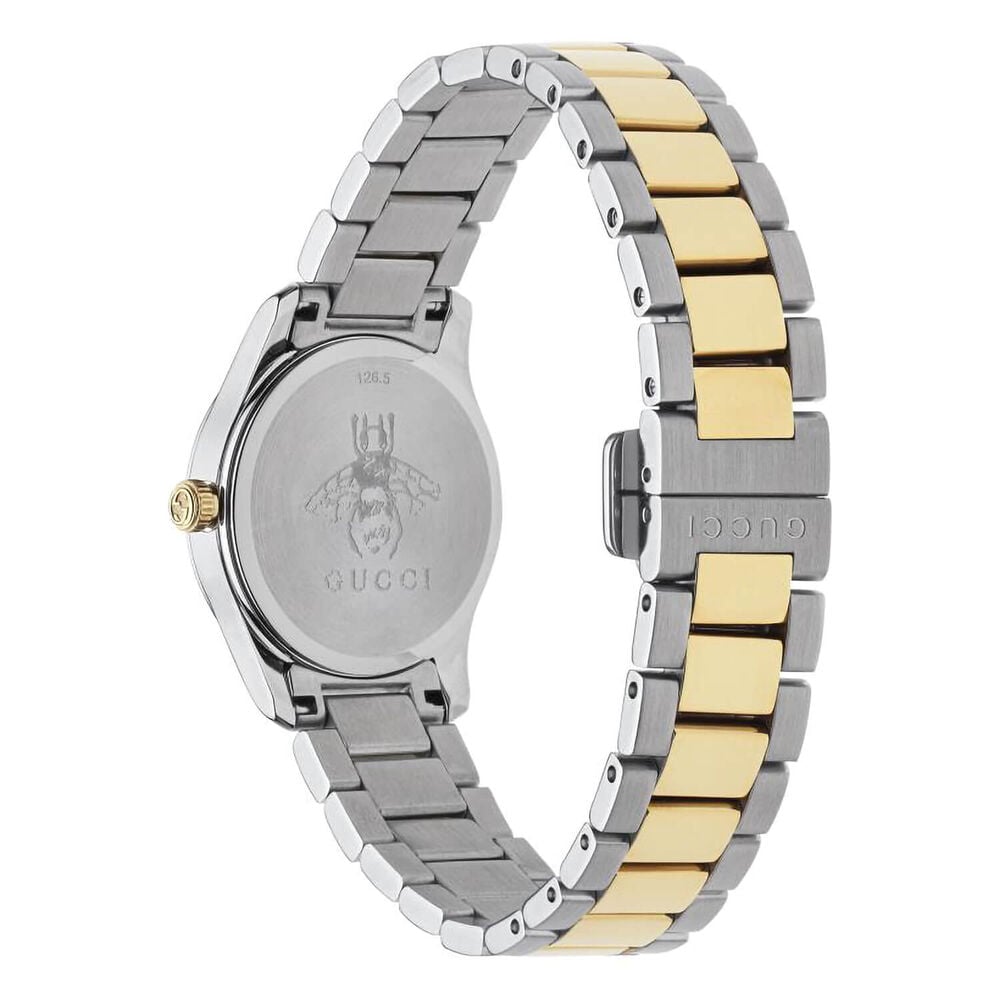 Gucci G-Timeless Feline (Cat) Two Tone Steel 27mm Ladies' Watch image number 2