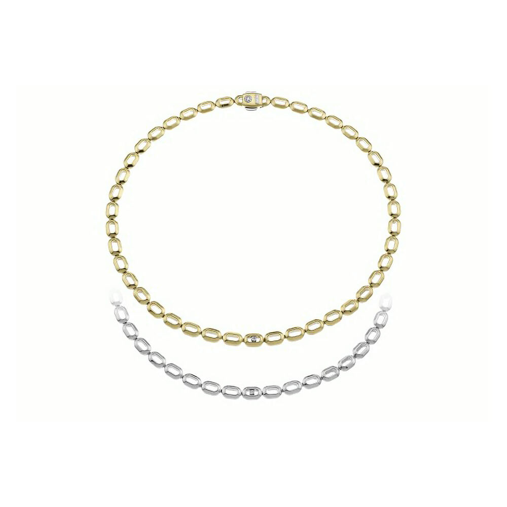 Chimento 18ct Yellow Gold Double Optima Thick Necklace image number 0