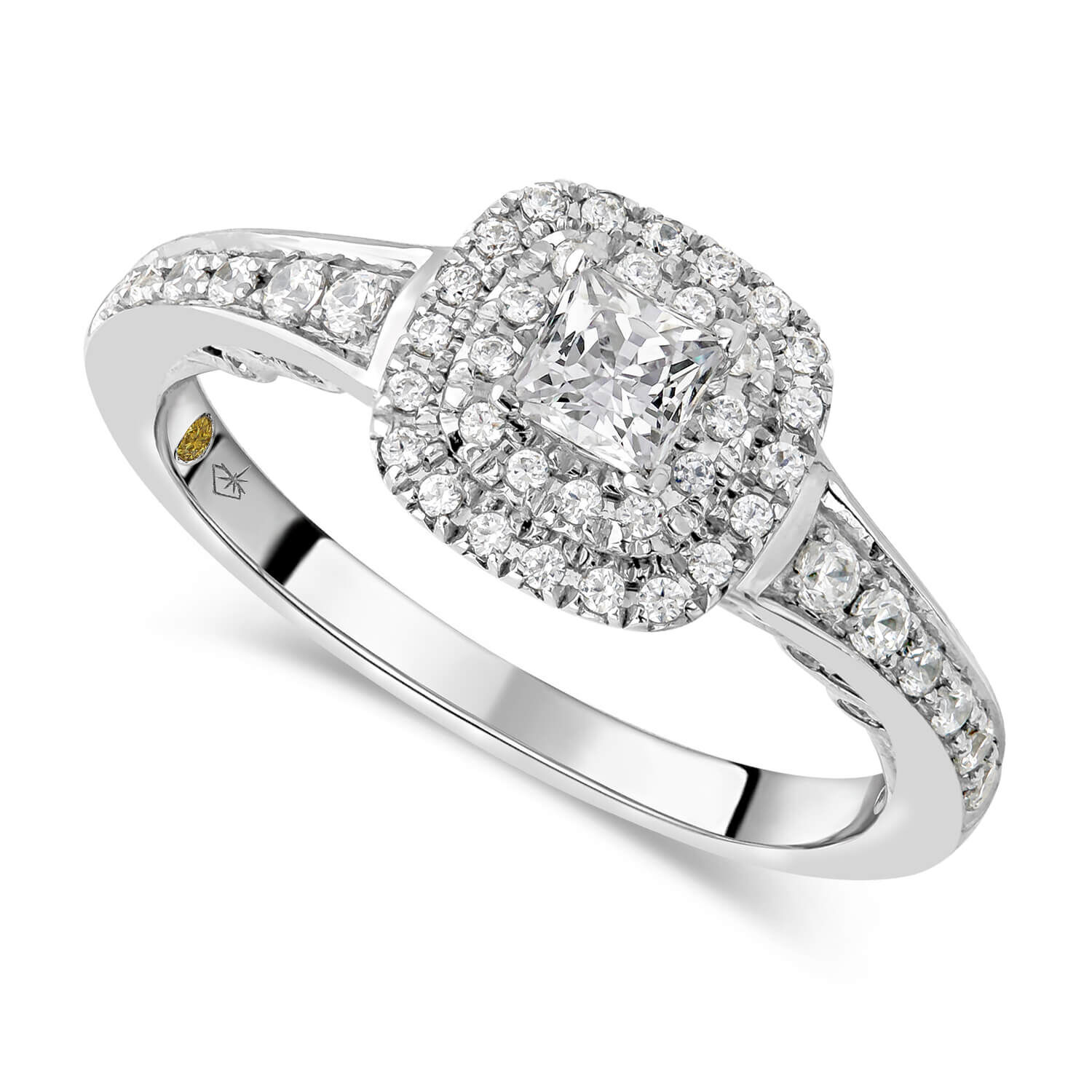 Starburst Collection 18ct White Gold 0.37 Carat Diamond Ring at Fraser Hart