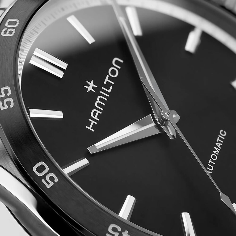 Hamilton Jazzmaster Performer Auto 38mm Black Dial Steel Bracelet Watch image number 4