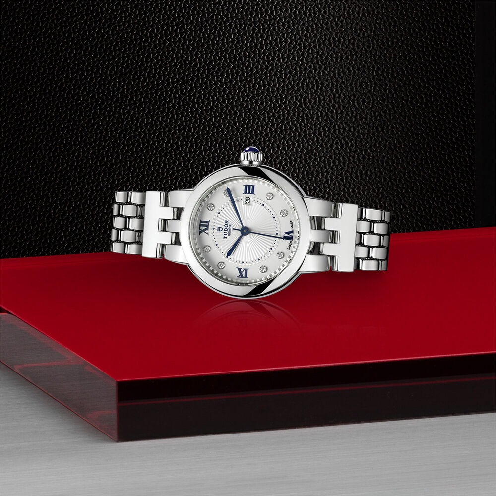 TUDOR Clair de Rose 30mm White Dial with Diamond Ladies Watch image number 2