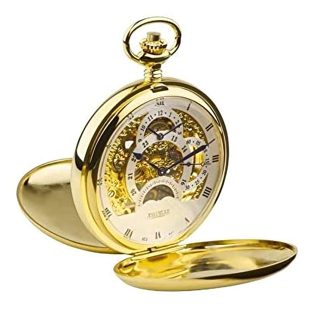 Jean Pierre Gold Plated Double Hunter card holder Watch