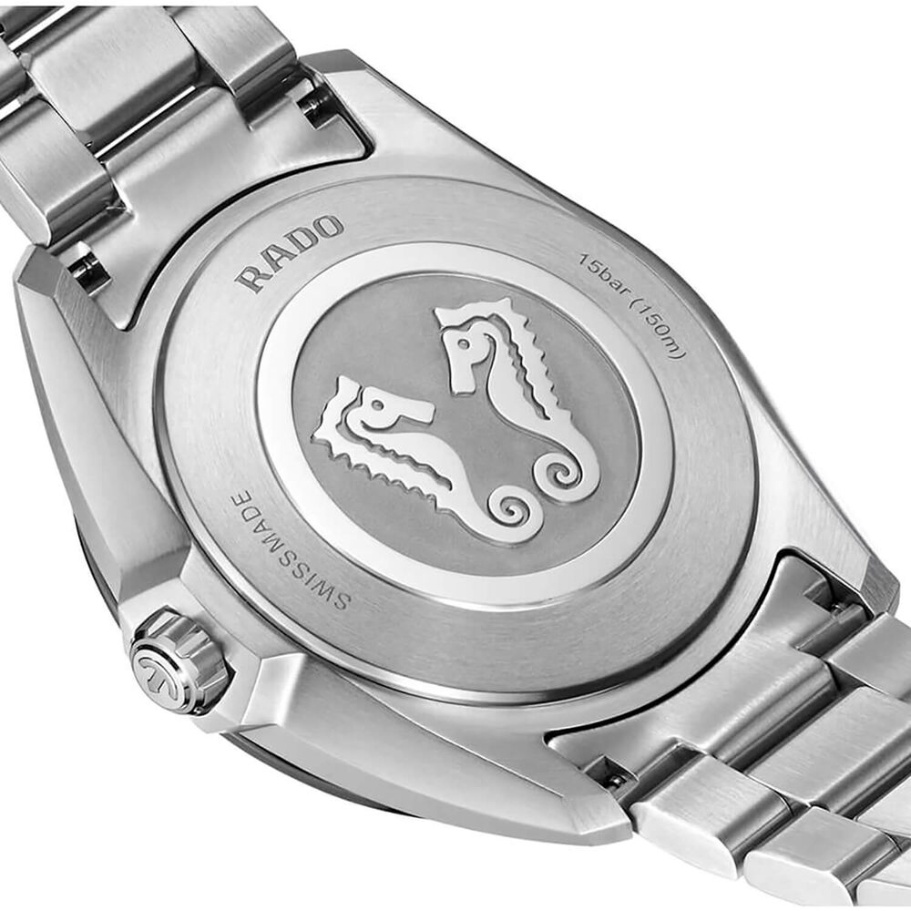 Rado HyperChrome Quartz 41.5mm Dark Blue Dial Steel Bracelet Watch image number 3