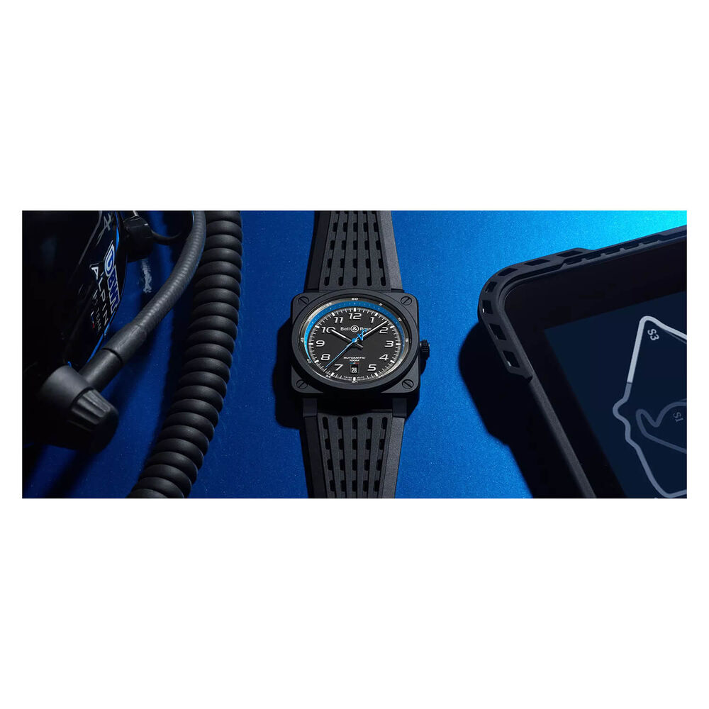Bell & Ross Alpine Blue Limited Edition Pre-Order 42mm Black Dial Watch image number 4