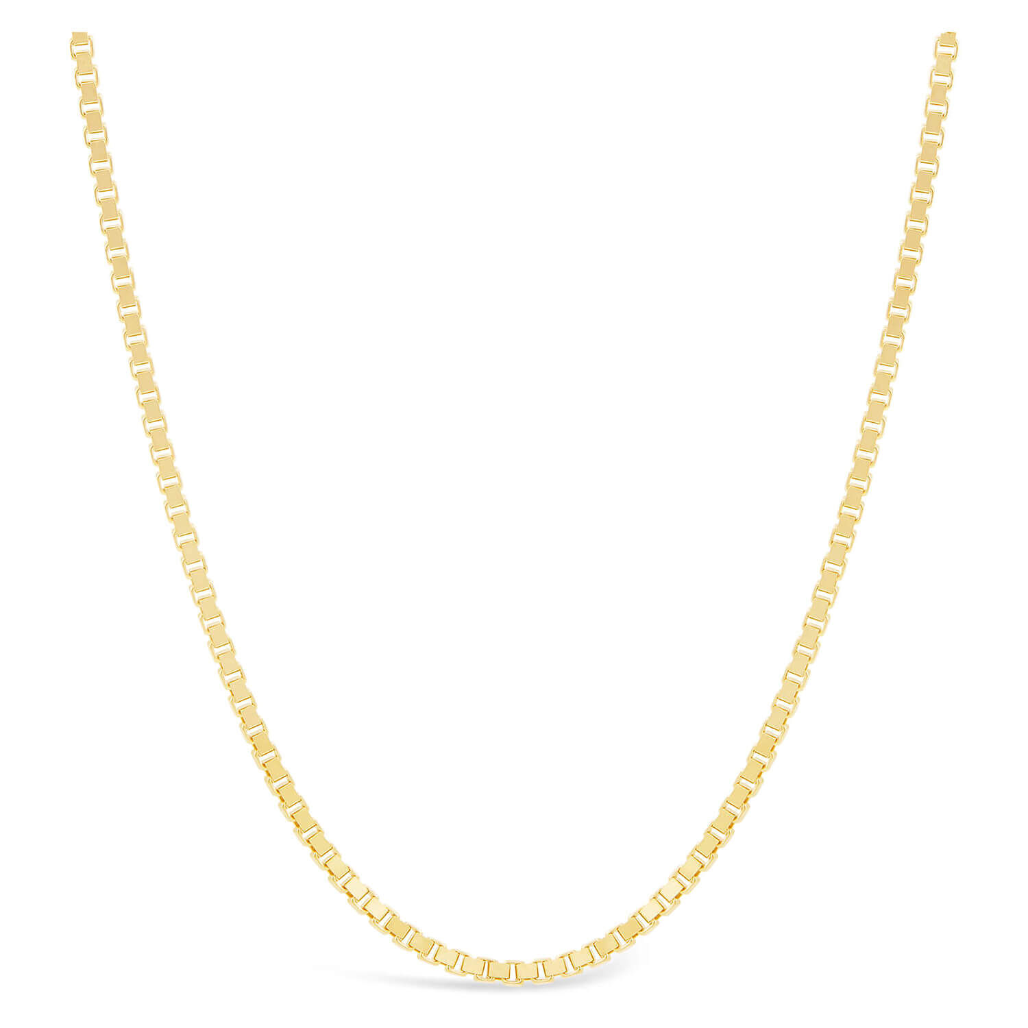 Square chain cheap necklace