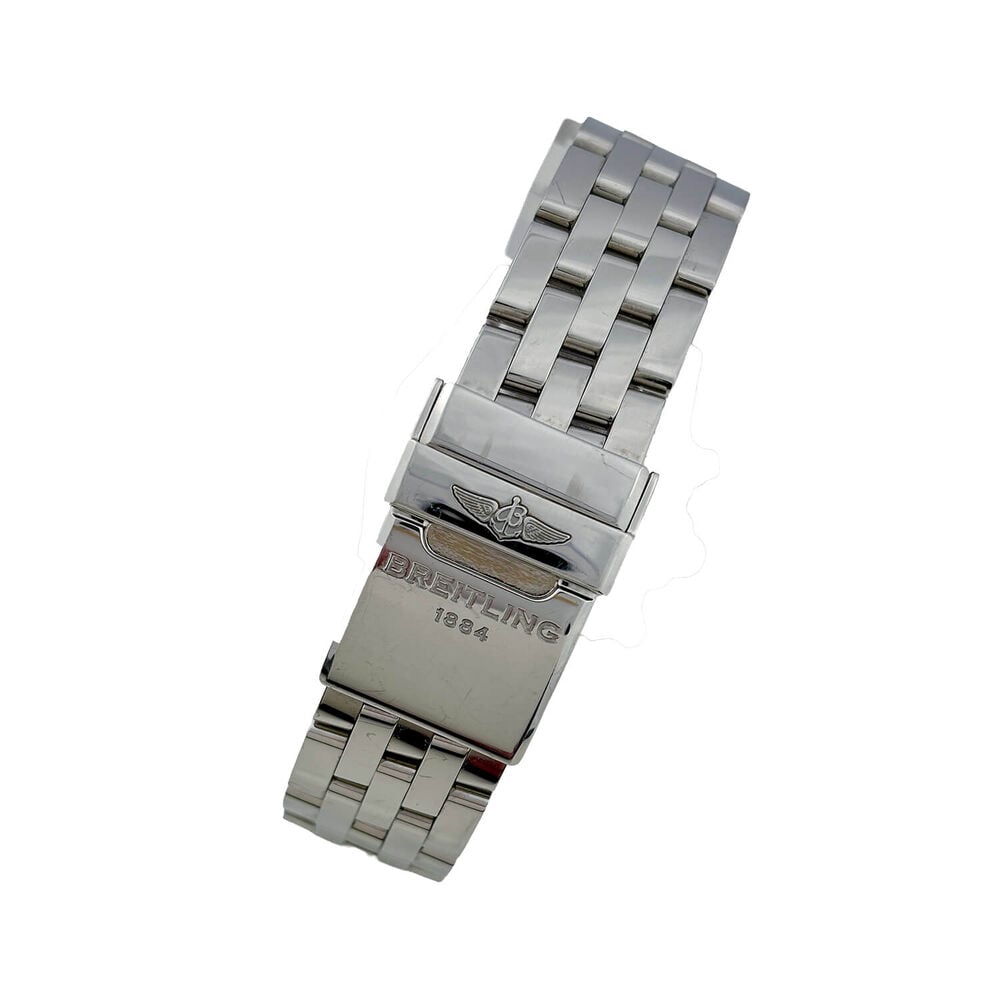 Pre-Owned Breitling Chronomat 38 SleekT Chronograph 38mm MOP Dial Steel Bracelet Watch image number 2