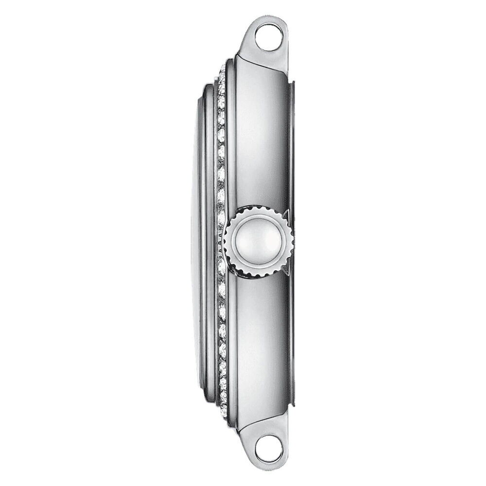 Tissot Bellissima 26mm Silver Dial Diamond Bezel Watch image number 4