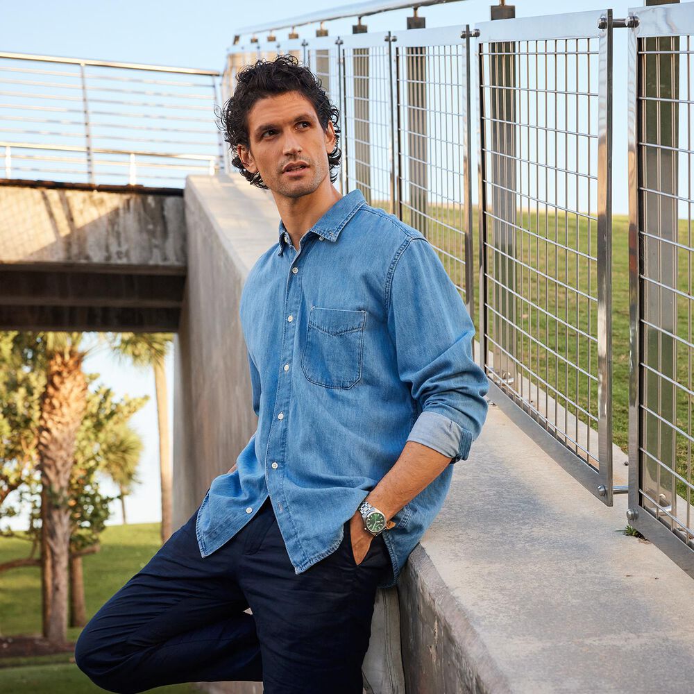 Citizen Dress Classic 43mm Green Dial Steel Bracelet Watch image number 5