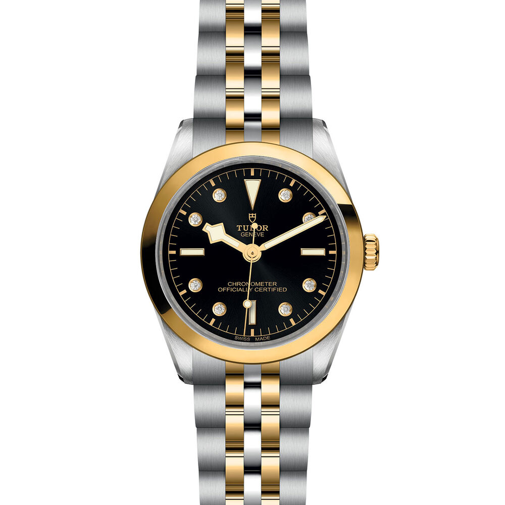 TUDOR Black Bay 36 S&G Black Diamond Dot Dial Bracelet Watch image number 1