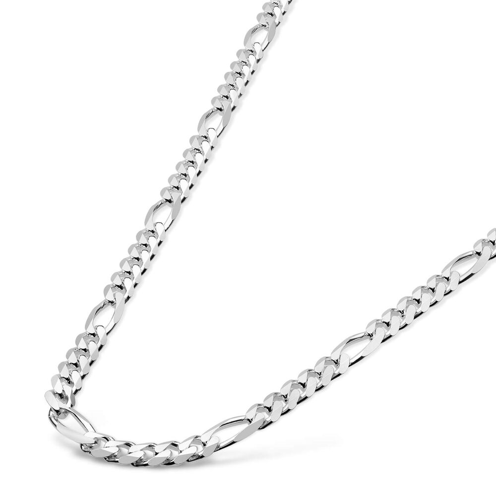 Sterling Silver 20' Figaro Long Curb Link Chain