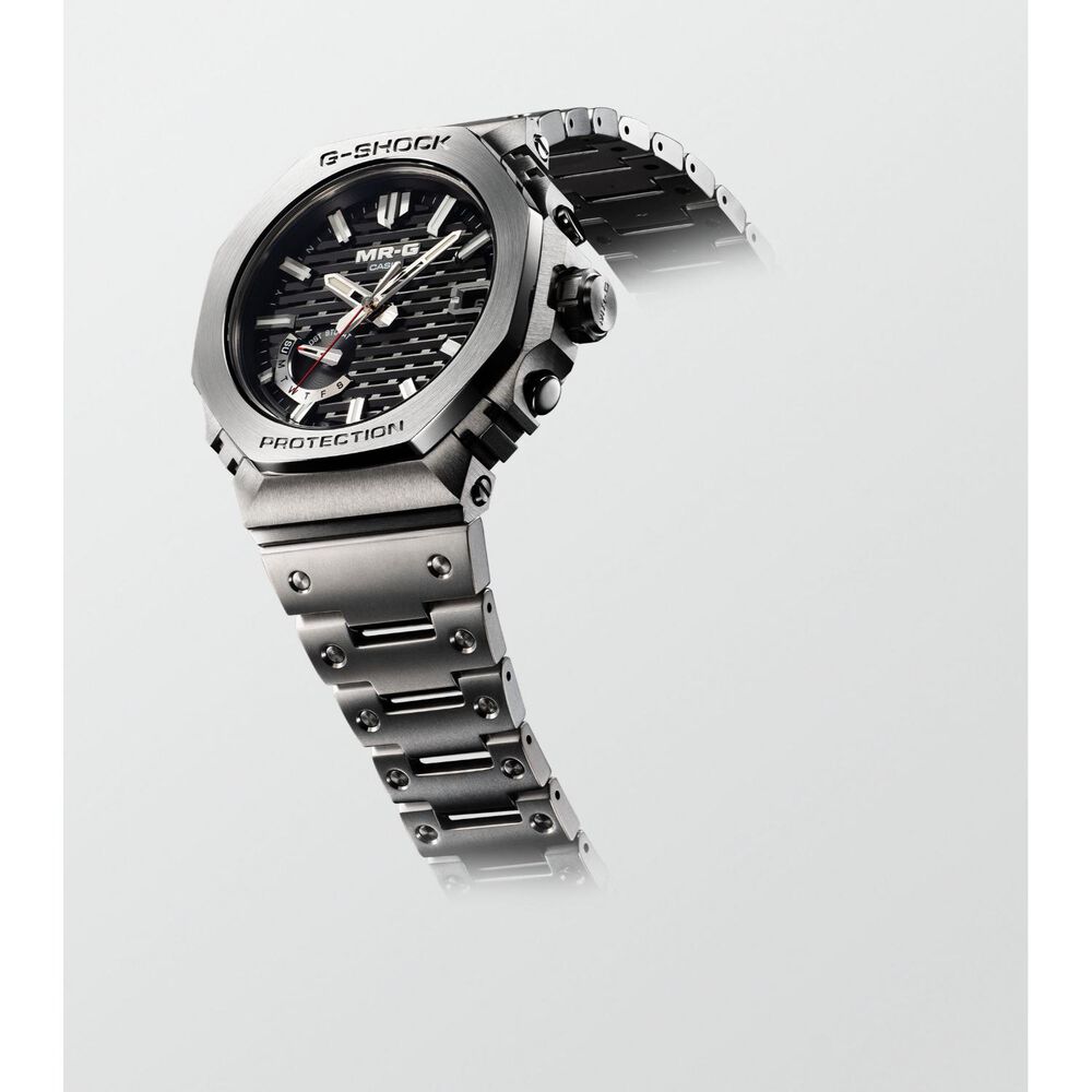 G-SHOCK MR-G 49.5mm Dial Black Titanium Bracelet Watch image number 2