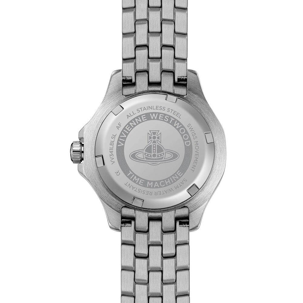 Vivienne Westwood The Brompton 31mm Blue Dial Steel Bracelet Watch image number 4