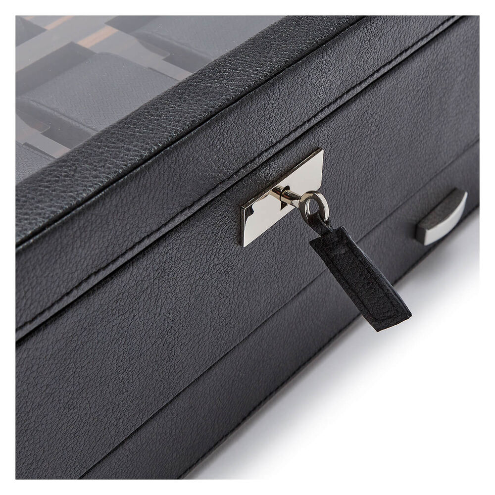 WOLF ROADSTER 10pc Black Drawer Watch Box image number 6