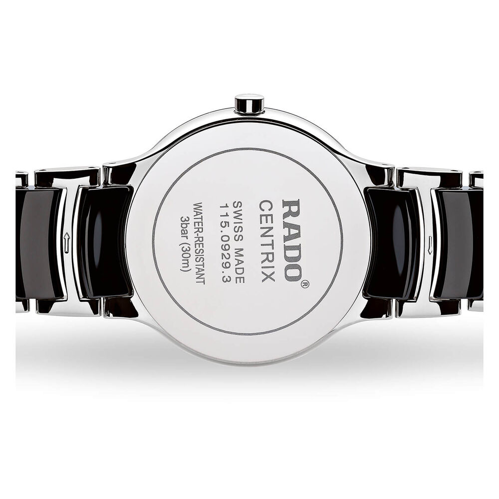 Rado Centrix Black Ceramic Bracelet Mens Watch image number 2