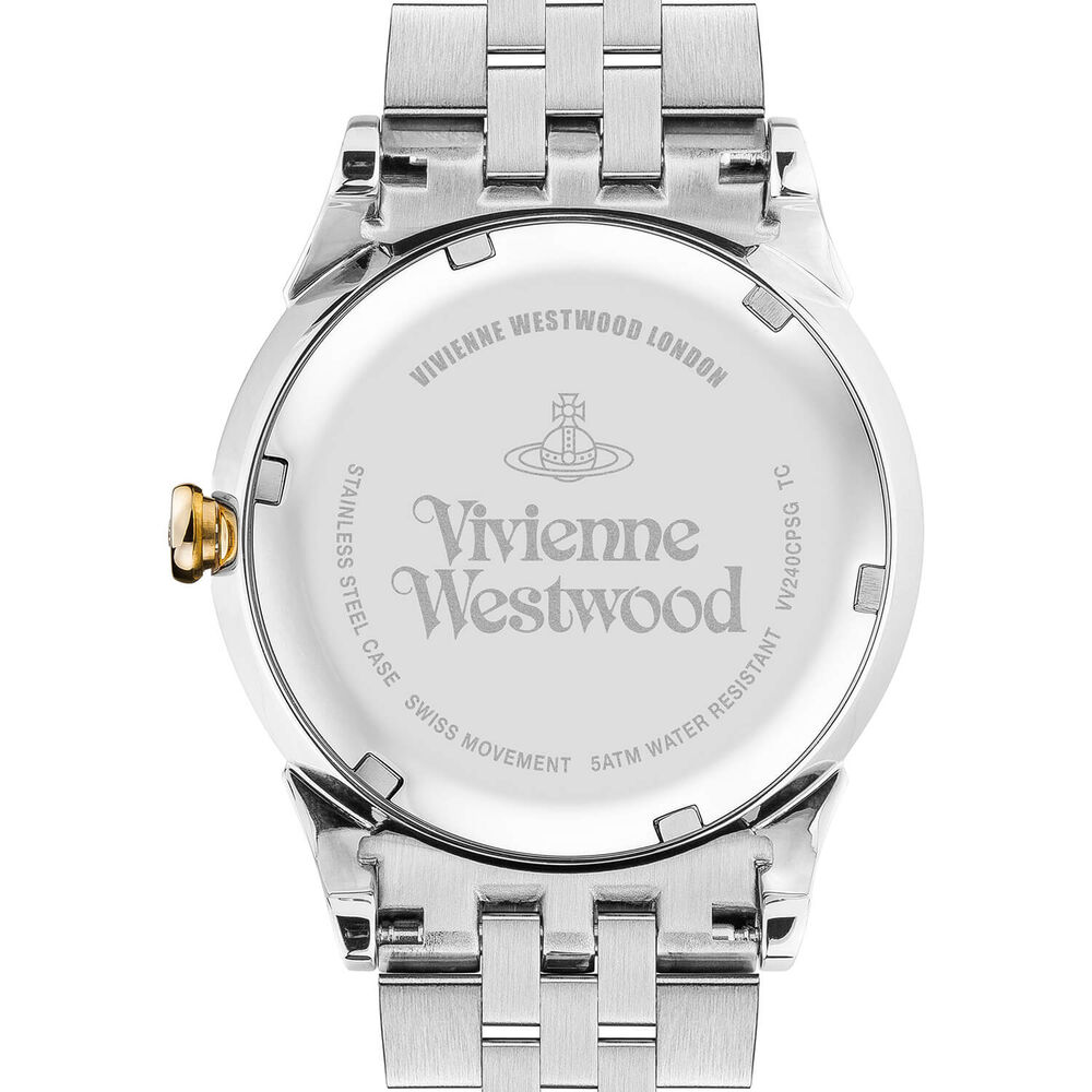 Vivienne Westwood Seymour 38mm Champagne Dial Two Tone Steel Bracelet Watch image number 4