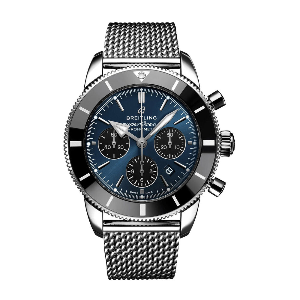 Breitling Superocean Heritage B01 Chronograph 44 Steel & Blue watch