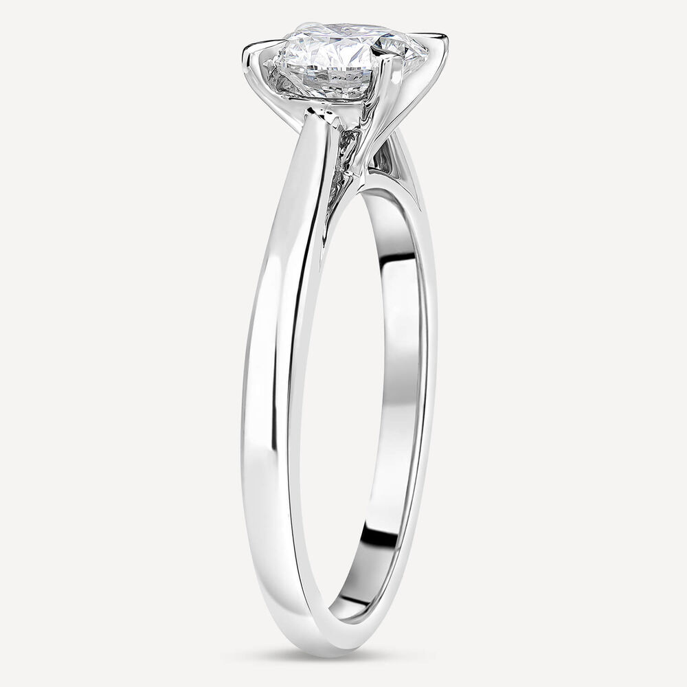 Platinum 1.00ct Amia Diamond Solitaire Ring image number 5