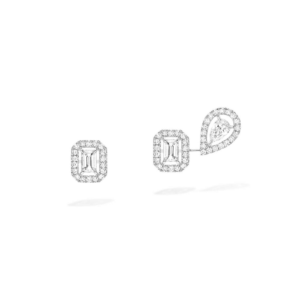 Messika My Twin 18ct White Gold 0.44ct Diamond Stud Earrings image number 0