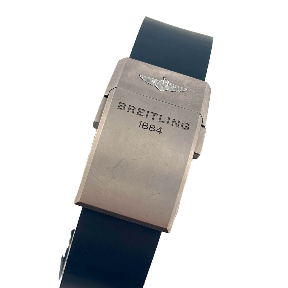 Pre-Owned Breitling Bentley GMT Light Body 45mm Black Dial Rubber Strap Watch image number 2