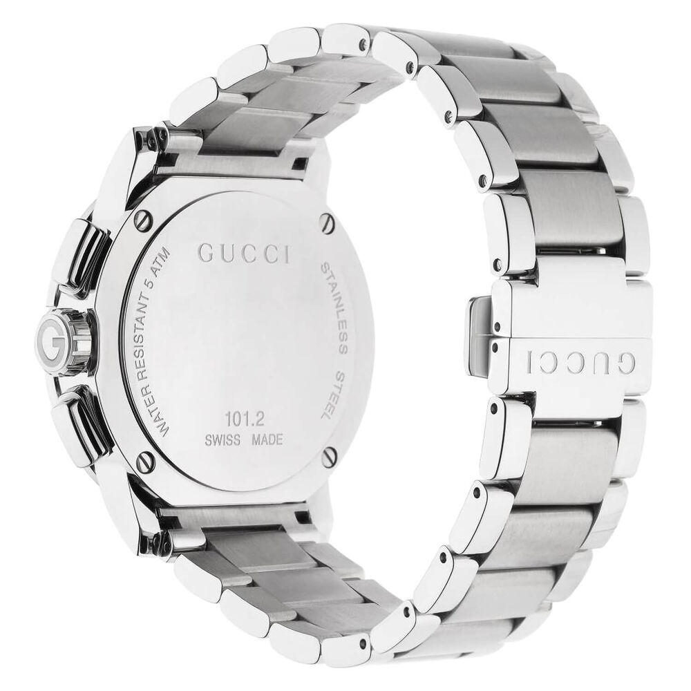 Gucci G-Chrono 44mm Black Dial Steel Case Bracelet Watch image number 2