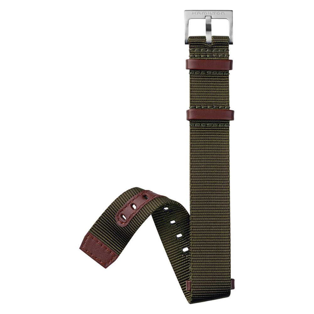 Hamilton Khaki Field Mechanical 38mm Black Steel Case Textile Watch image number 3