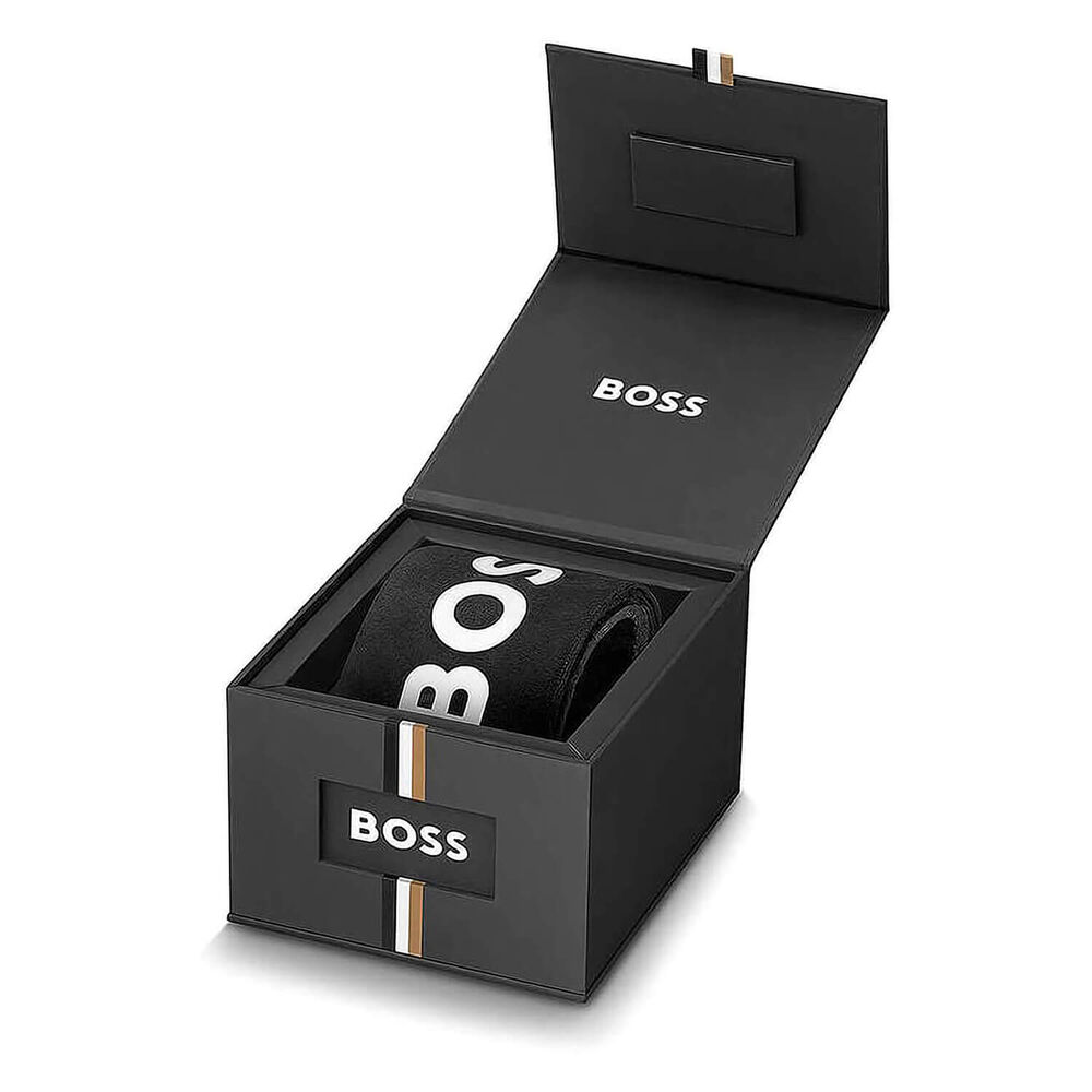 BOSS Sage Sport 34mm Silver Dial Two Tone Steel Bracelet Watch image number 5