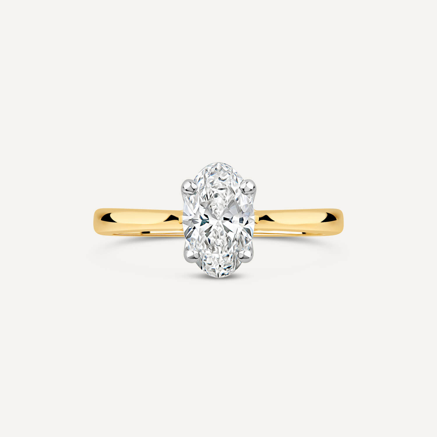 Classic Broad Shoulder Solitaire Engagement Ring Setting – Bella's Fine  Jewelers