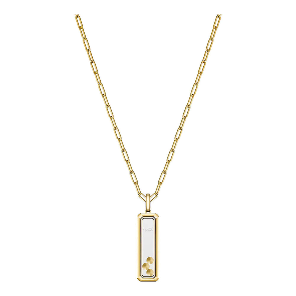 Chopard Happy Diamonds Icons 0.15ct Diamond 18ct Yellow Gold Rectangular Pendant