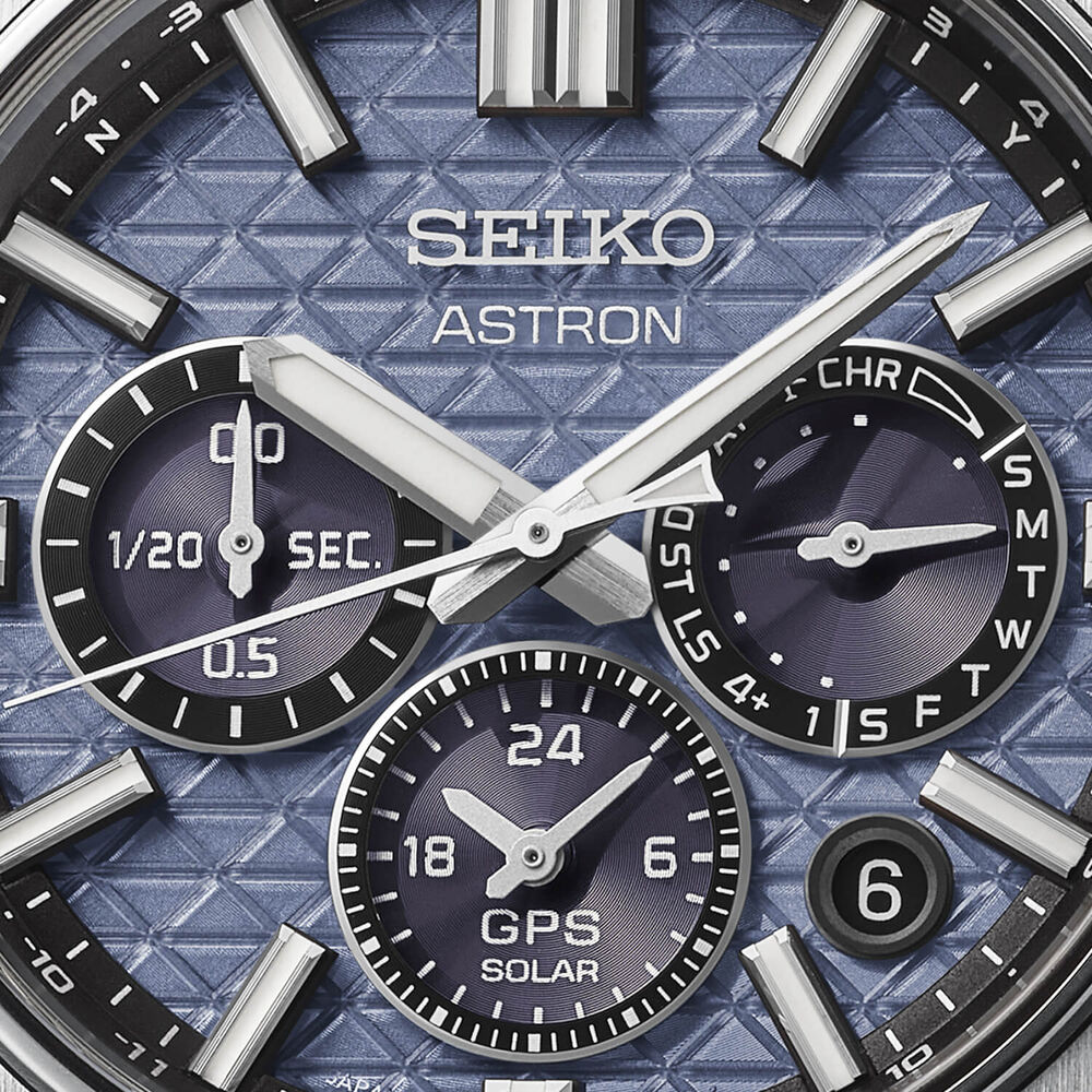Seiko Astron 'Tesselate' 5X63 Nebula Grey Dial Titanium Bracelet Watch