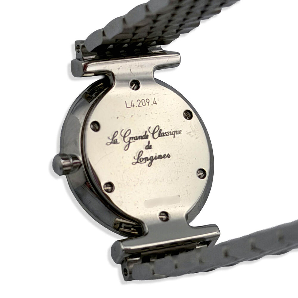 Pre-Owned Longines La Grande Classique de Longines 24mm Grey Dial Steel Case & Bracelet Watch