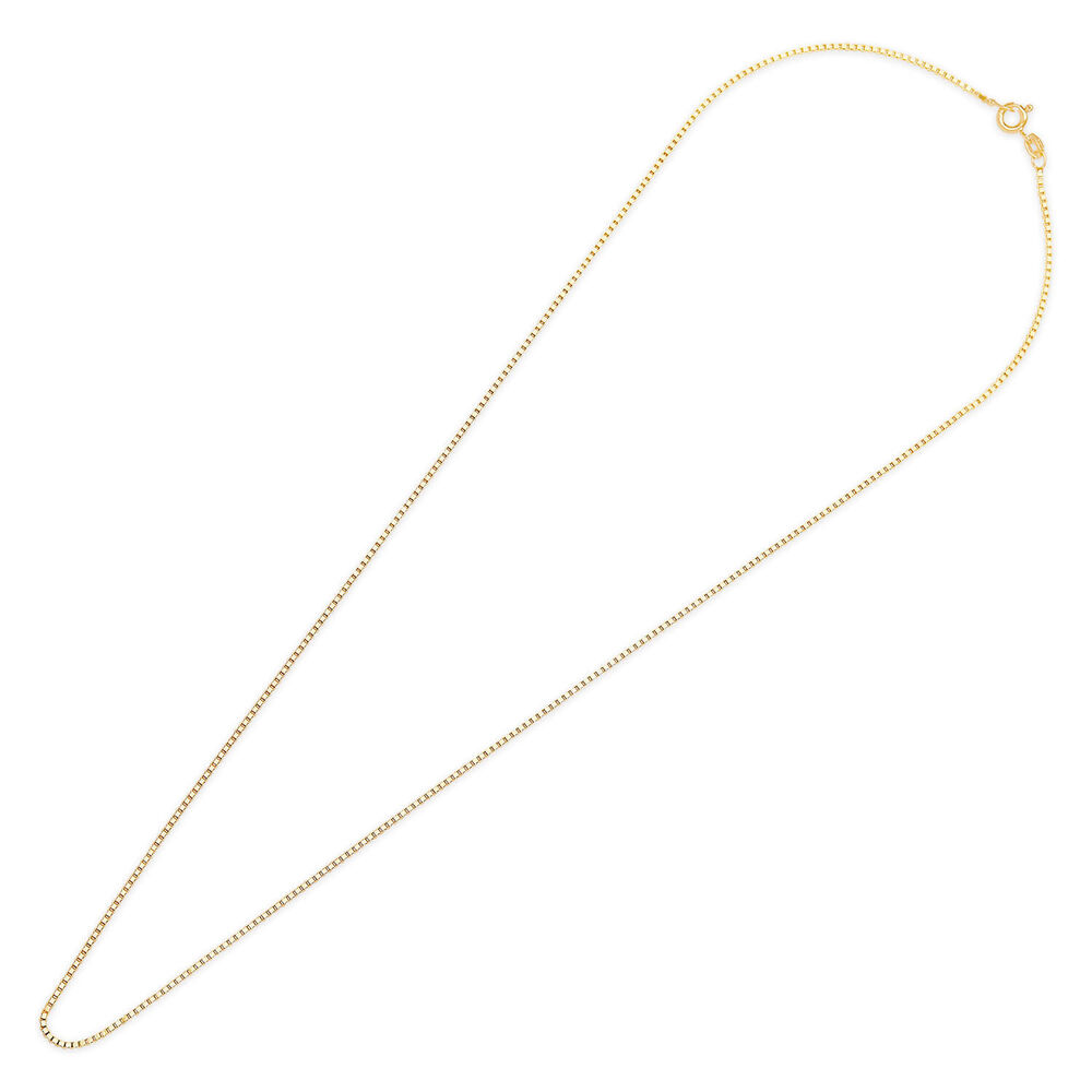 9ct Yellow Gold Venetian Box 22' Chain Necklace image number 2