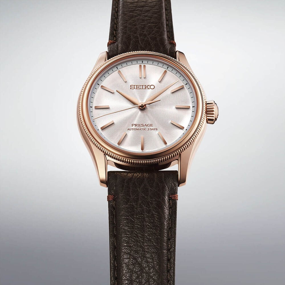 Seiko Presage Classic Series x Tomioka Silk Promotion Organisation White Shiro-neri Watch