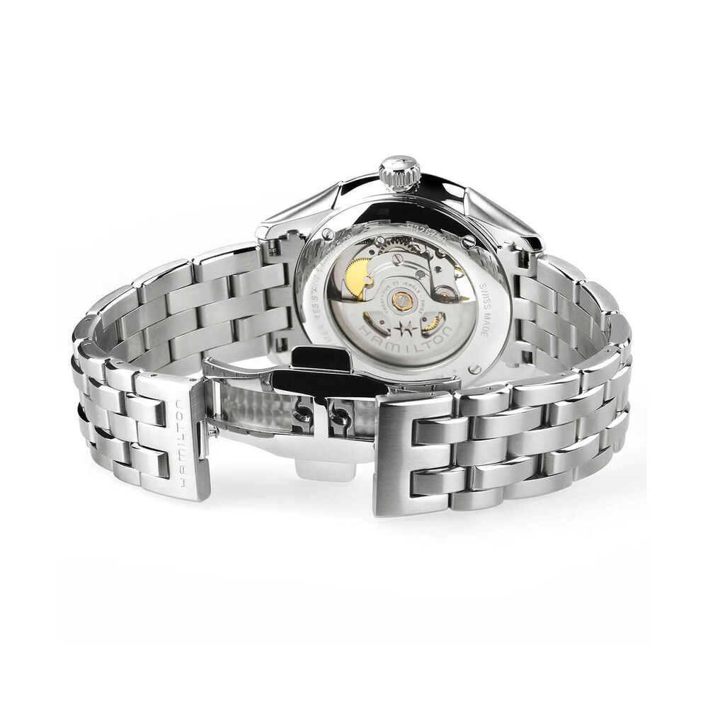 Hamilton Jazzmaster Open Heart 40mm Sunray Silver Dial Stainless Steel Bracelet Watch