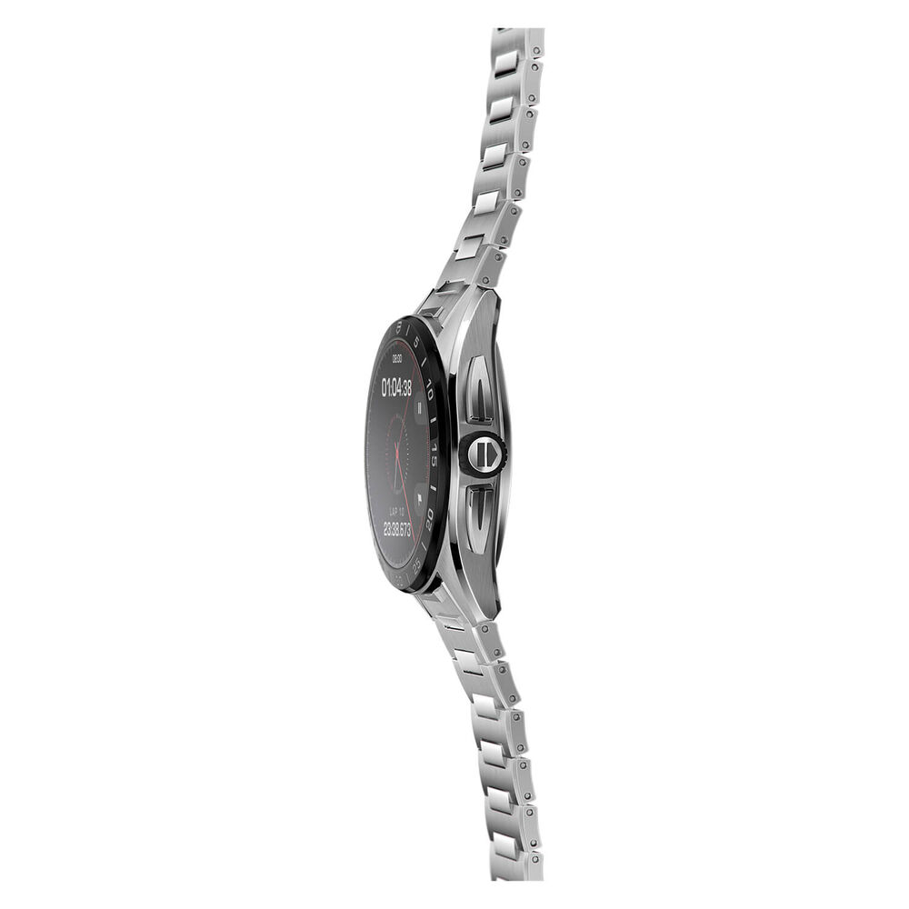 TAG Heuer Connected Calibre E4 45mm Dial Touch Screen Stainless Steel Bracelet Watch image number 5