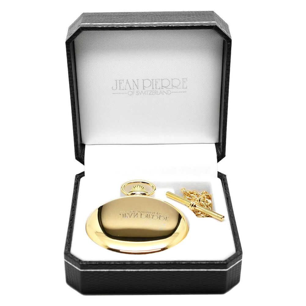 Jean Pierre Skeleton Gold Plated card holder Watch image number 3