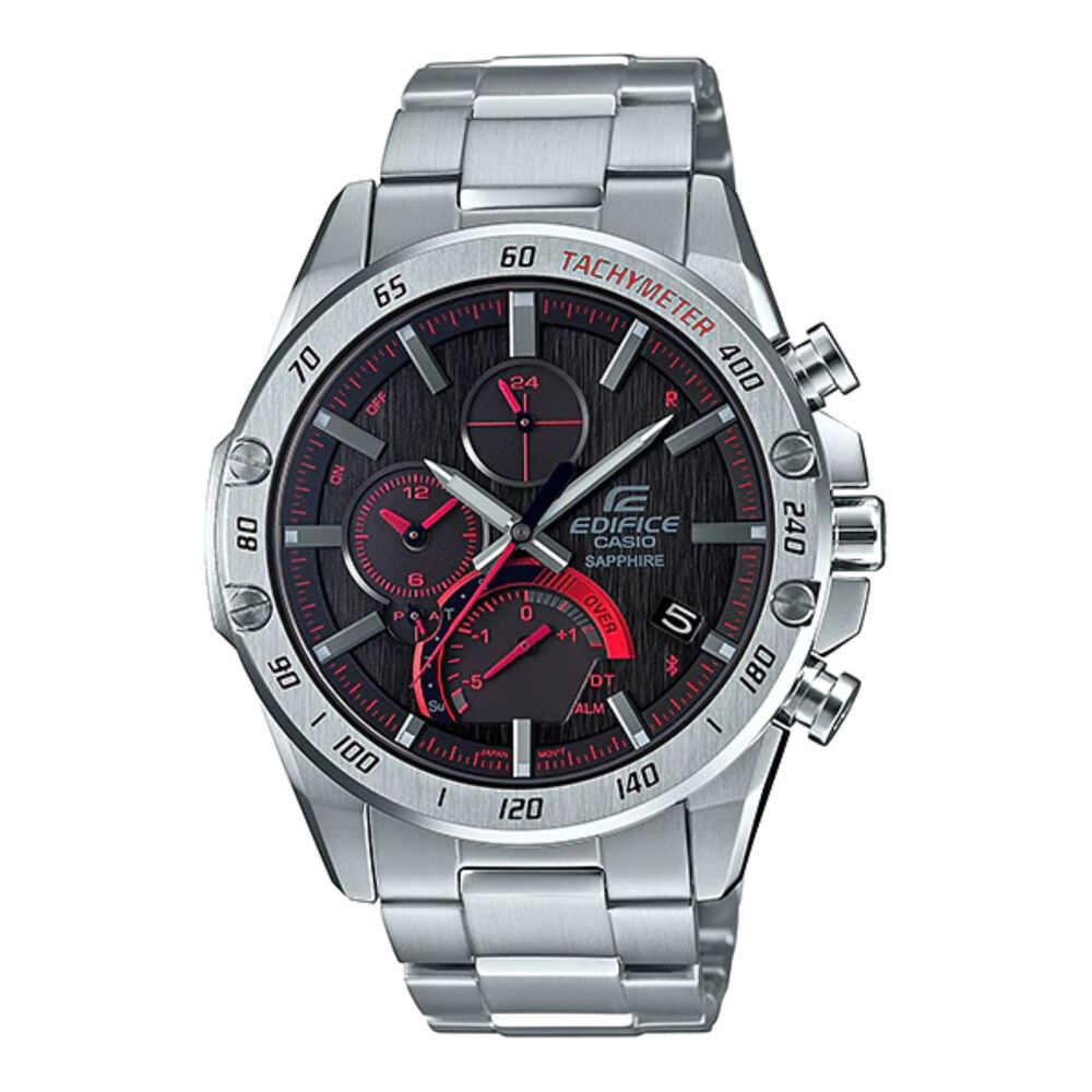 Casio Edifice Slim Multi Functional Steel Case Bracelet Watch image number 0