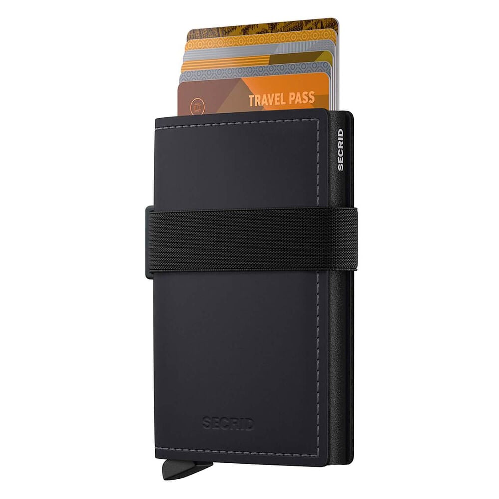 Secrid Matte Black-Black Bandwallet image number 1