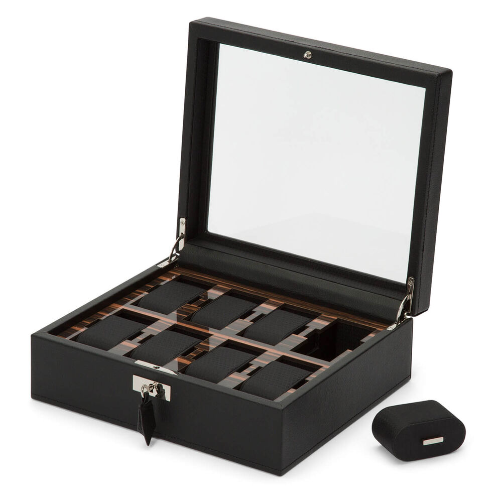WOLF ROADSTER 8pc Black Watch Box image number 2