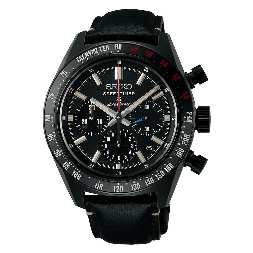 Seiko Prospex Speedtimer x DATSUN Fairlady Z Limited Edition 42mm Dial Leather Strap Watch