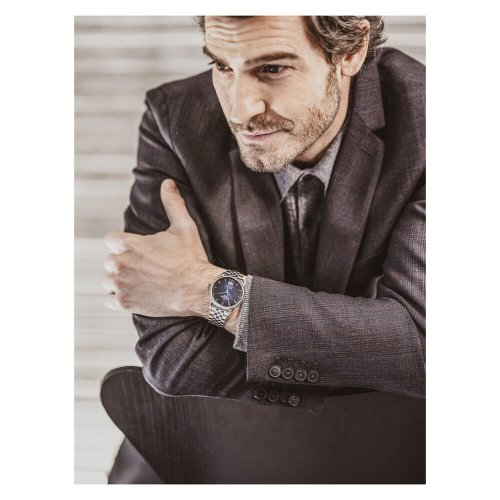 Certina Heritage Automatic 41mm Blue Dial Steel Case Bracelet Watch