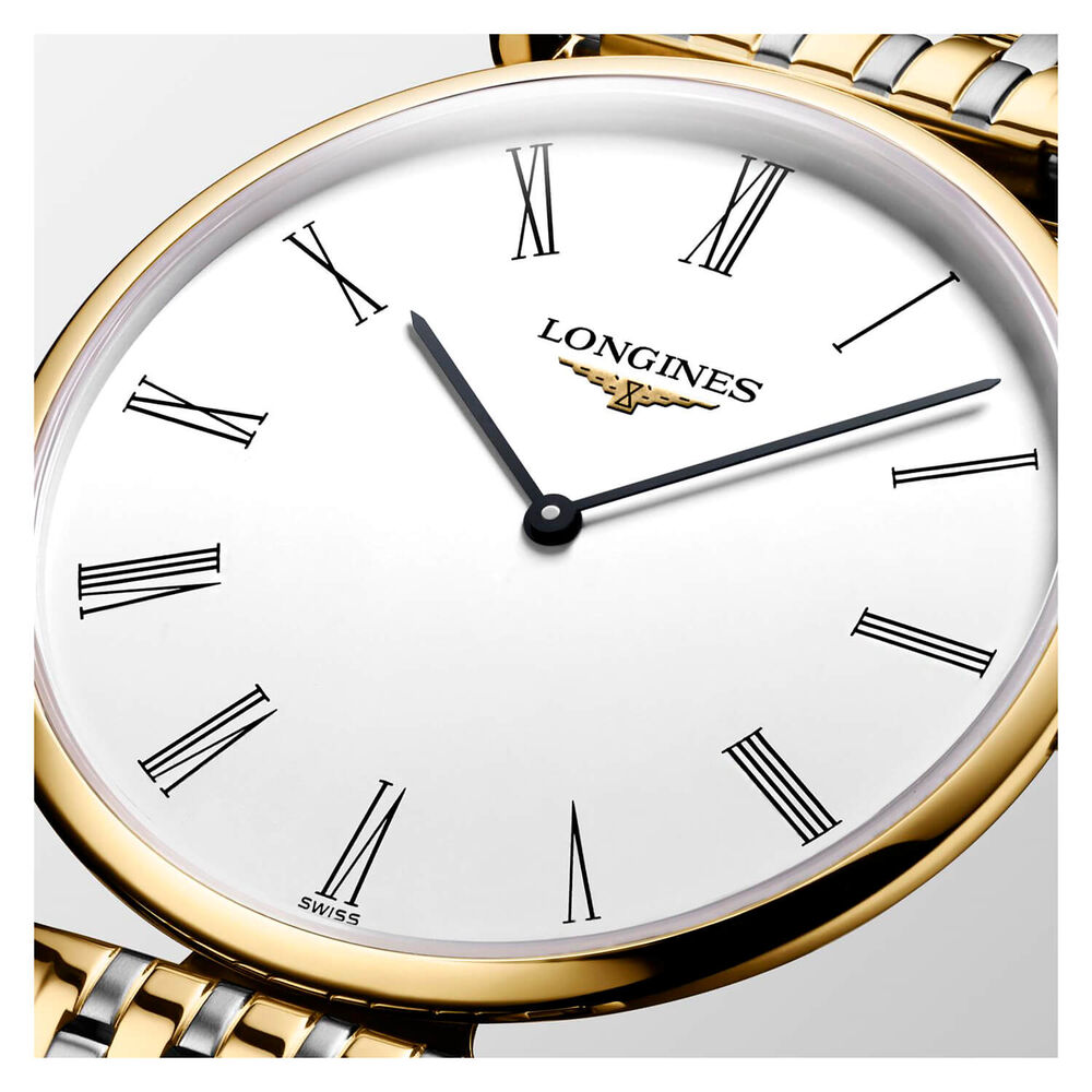Longines Elegance La Grande Classique 33mm White Yellow Gold Watch