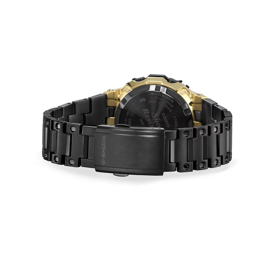 G-SHOCK Full Metal 5000 Series 49.3mm Black Dial & Black Ion Plated Steel Bracelet Watch