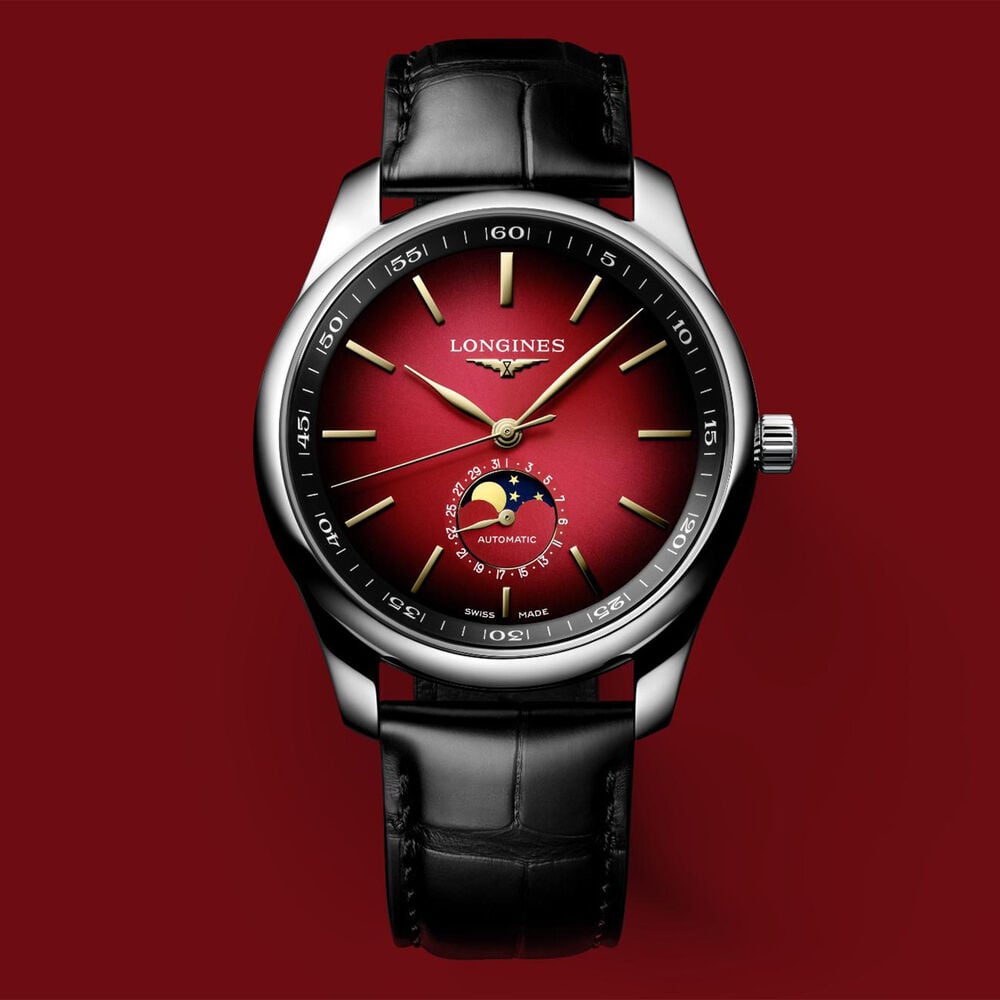 Longines Master Collection Year of the Horse 42mm Red Dial Watch image number 5